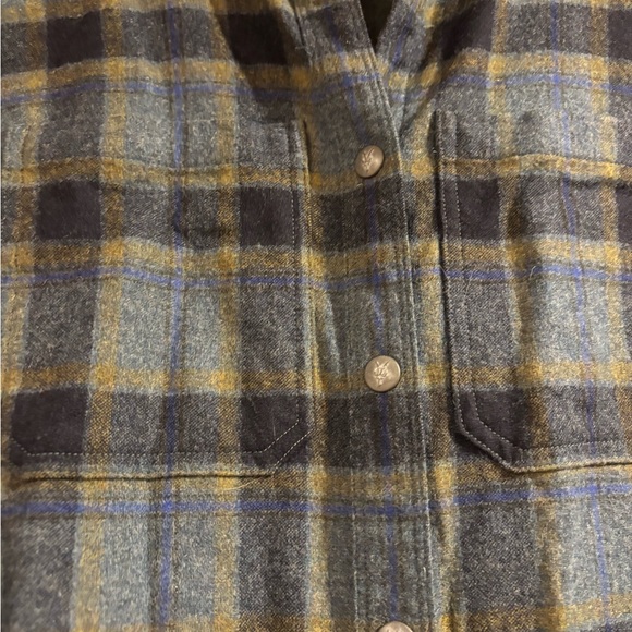 Ibex Plaid Women's snap up shirt size xs - Picture 4 of 7